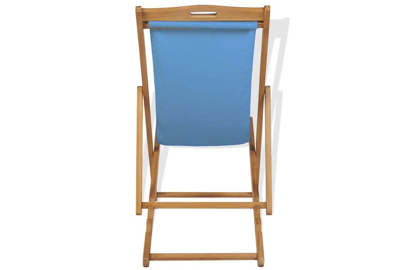 Kansituoli Tiikki 56x105x96 cm Sininen - Sininen - Puutarhakalusteet - Terassiryhmät - Oleskeluryhmät