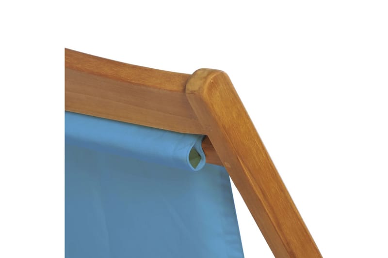 Kansituoli Tiikki 56x105x96 cm Sininen - Sininen - Puutarhakalusteet - Terassiryhmät - Oleskeluryhmät