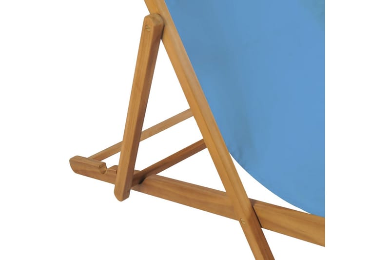 Kansituoli Tiikki 56x105x96 cm Sininen - Sininen - Puutarhakalusteet - Terassiryhmät - Oleskeluryhmät