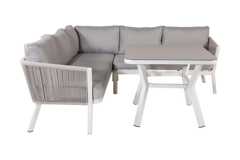 Kulmaoleskeluryhmä Virya pehmusteilla Harmaa, Venture Home