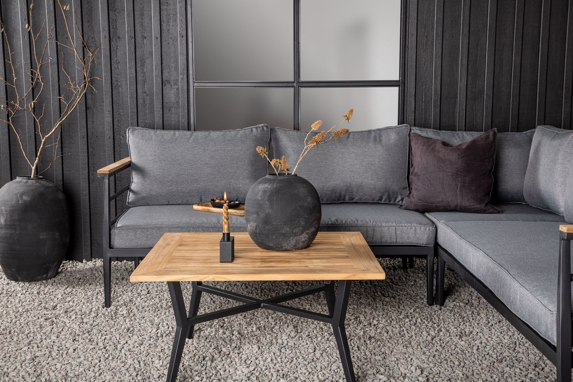 Kulmasohva Mexico Sininen - Venture Home - Puutarhakalusteet - Terassiryhmät - Oleskeluryhmät
