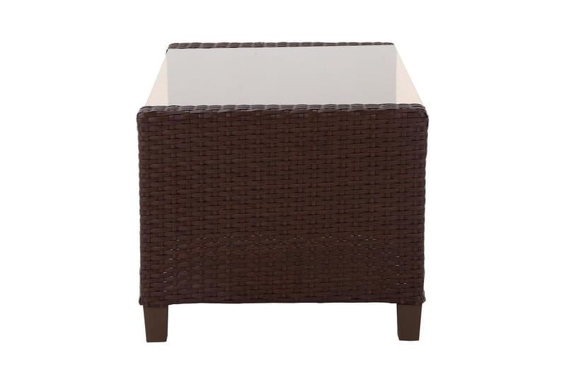 Malmo Oleskeluryhmä Polyrottinki Ruskea - Dorel Home - Puutarhakalusteet - Terassiryhmät - Oleskeluryhmät