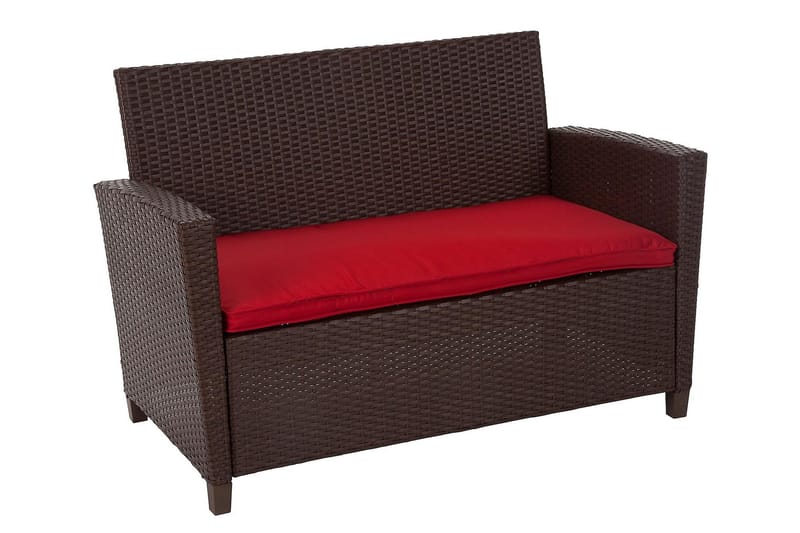 Malmo Oleskeluryhmä Polyrottinki Ruskea - Dorel Home - Puutarhakalusteet - Terassiryhmät - Oleskeluryhmät