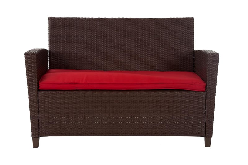 Malmo Oleskeluryhmä Polyrottinki Ruskea - Dorel Home - Puutarhakalusteet - Terassiryhmät - Oleskeluryhmät