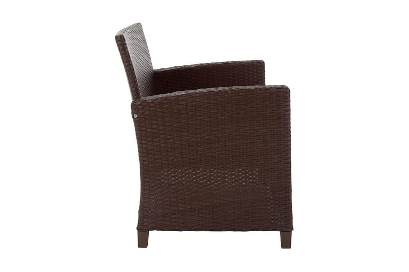 Malmo Oleskeluryhmä Polyrottinki Ruskea - Dorel Home - Puutarhakalusteet - Terassiryhmät - Oleskeluryhmät