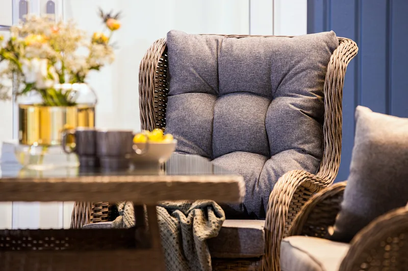 Marcus Sohvaryhmä 2:n ist Nojatuoleilla - Harmaa - Puutarhakalusteet - Terassiryhmät - Oleskeluryhmät