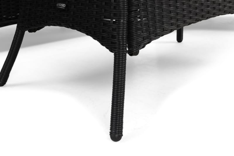 Marcus Sohvaryhmä 2:n ist Nojatuoleilla - Musta - Puutarhakalusteet - Terassiryhmät - Oleskeluryhmät