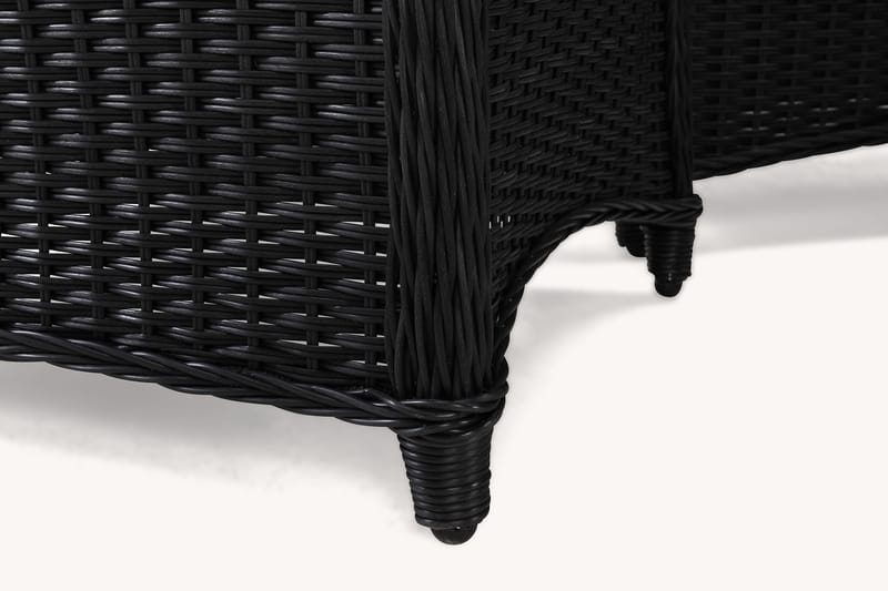 Marcus Sohvaryhmä 2:n ist Nojatuoleilla - Musta - Puutarhakalusteet - Terassiryhmät - Oleskeluryhmät