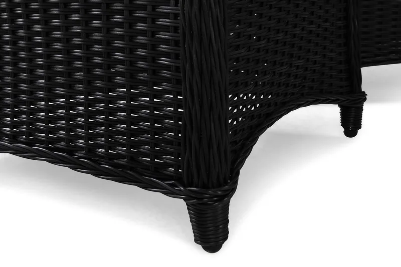 Marcus Sohvaryhmä 3:n ist Nojatuoleilla - Musta - Puutarhakalusteet - Terassiryhmät - Oleskeluryhmät