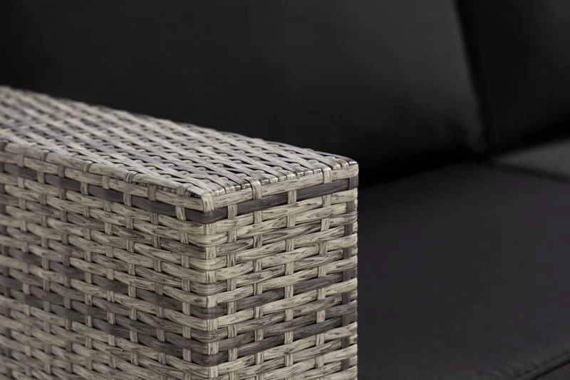 Oleskeluryhmä Bahamas 3:n ist Divaani/Pöytä - Harmaa - Puutarhakalusteet - Terassiryhmät - Oleskeluryhmät