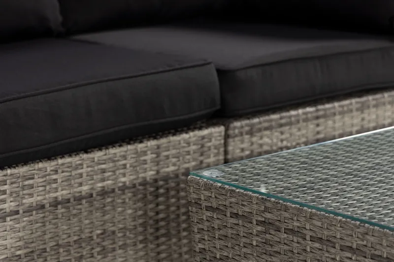 Oleskeluryhmä Bahamas 3:n ist Divaani/Pöytä - Harmaa - Puutarhakalusteet - Terassiryhmät - Oleskeluryhmät