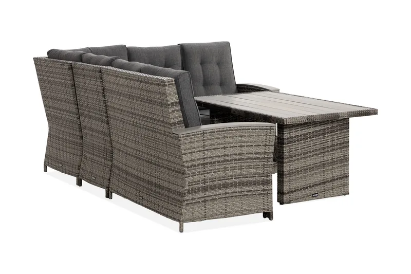 Oleskeluryhmä James Lyx Käännettävä - Harmaa - Puutarhakalusteet - Terassiryhmät - Oleskeluryhmät