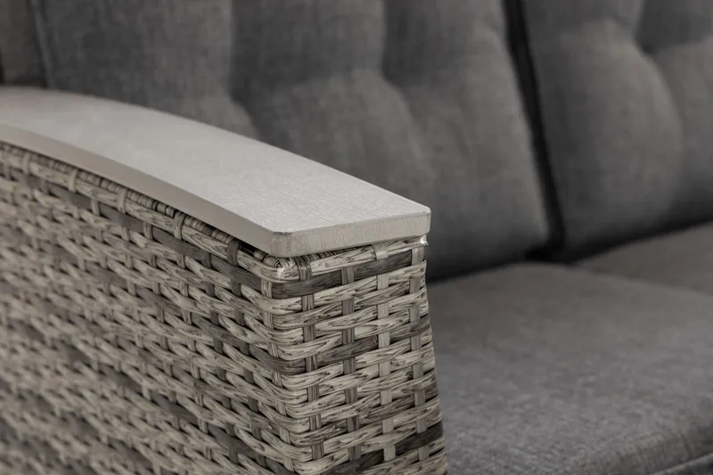 Oleskeluryhmä James Lyx Käännettävä - Harmaa - Puutarhakalusteet - Terassiryhmät - Oleskeluryhmät