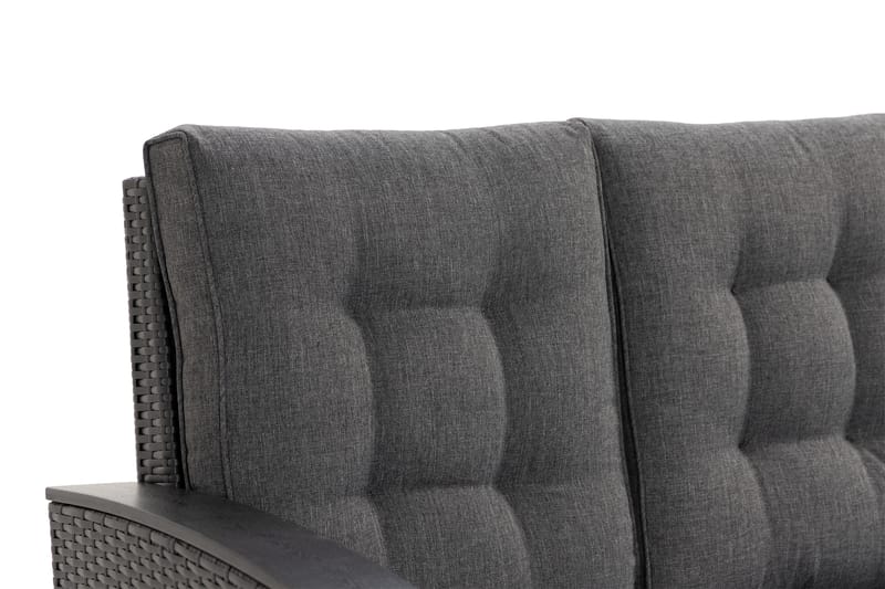 Oleskeluryhmä James Lyx Käännettävä - Musta - Puutarhakalusteet - Terassiryhmät - Oleskeluryhmät