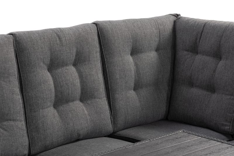 Oleskeluryhmä James Lyx Käännettävä - Musta - Puutarhakalusteet - Terassiryhmät - Oleskeluryhmät