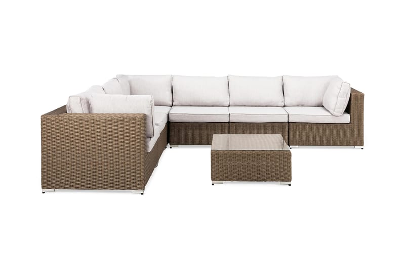 Oleskeluryhmä Marcus, Luonnonväri Pöytä Kulmasohva