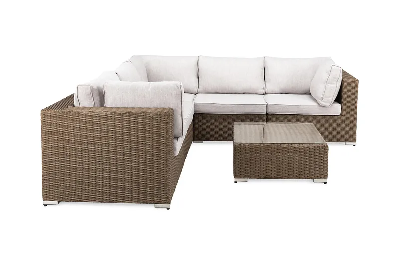 Oleskeluryhmä Marcus, Luonnonväri Pöytä Kulmasohva