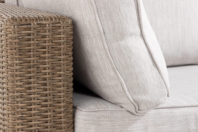 Oleskeluryhmä Marcus - Luonnonväri Pöytä 1 Käsinoja - Puutarhakalusteet - Terassiryhmät - Oleskeluryhmät