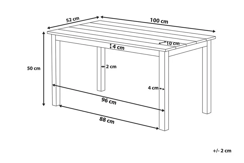 Oleskeluryhmä Messina 147 cm - Puutarhakalusteet - Terassiryhmät - Oleskeluryhmät
