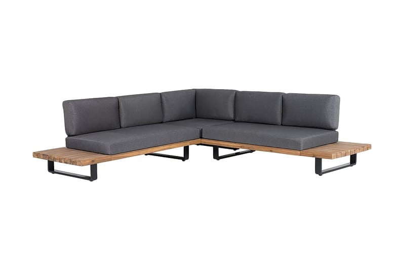 Oleskeluryhmä Mykonos 256 cm - Puu/Luonnonväri - Puutarhakalusteet - Terassiryhmät - Oleskeluryhmät