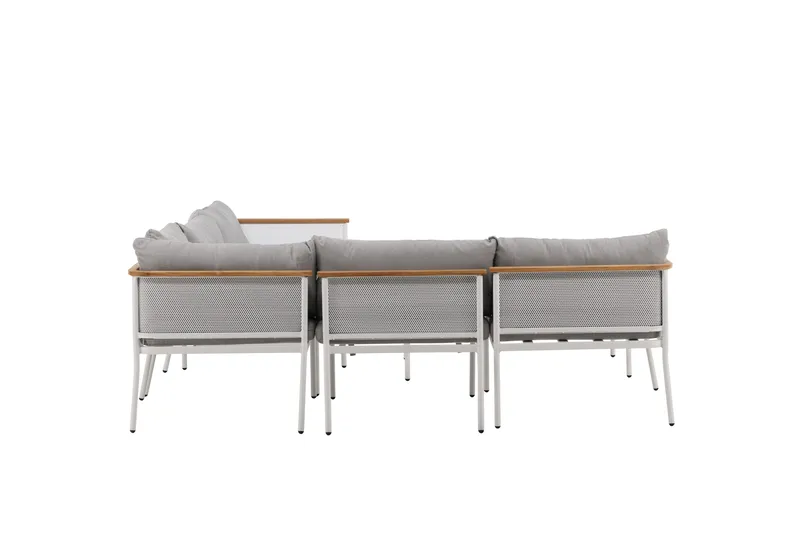 Oleskeluryhmä Nettan - Harmaa/Ruskea - Puutarhakalusteet - Terassiryhmät - Oleskeluryhmät