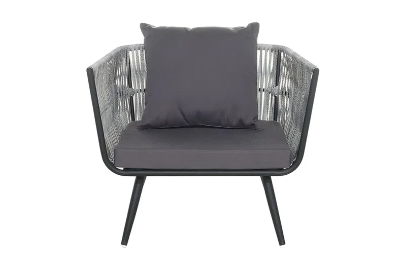 Oleskeluryhmä Ragusa 156 cm - Harmaa - Puutarhakalusteet - Terassiryhmät - Oleskeluryhmät