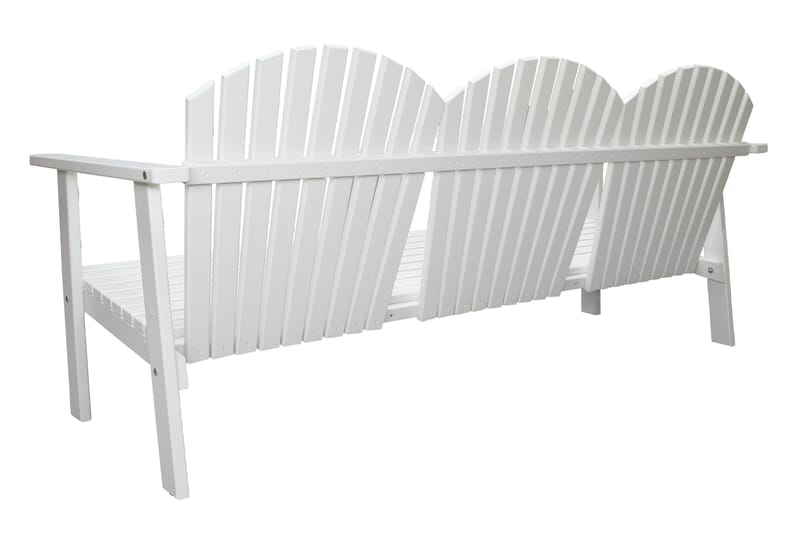 Oleskeluryhmä Rolston - Valkoinen - Puutarhakalusteet - Terassiryhmät - Oleskeluryhmät