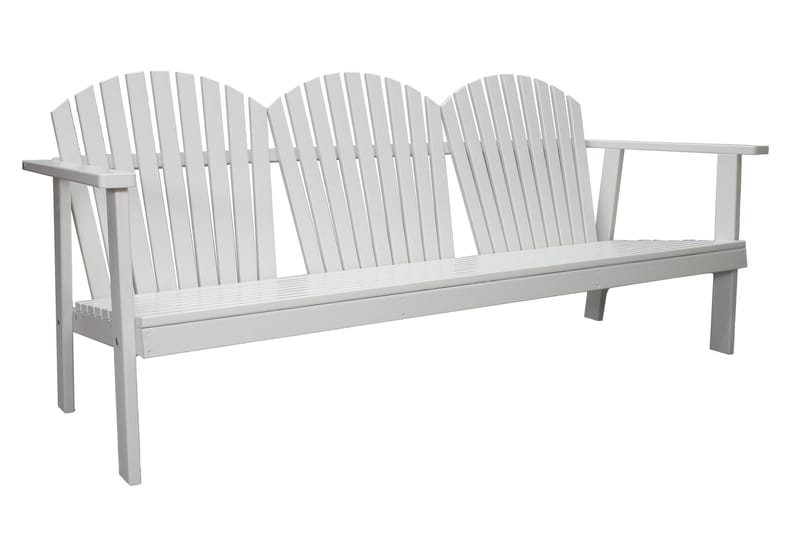 Oleskeluryhmä Rolston - Valkoinen - Puutarhakalusteet - Terassiryhmät - Oleskeluryhmät