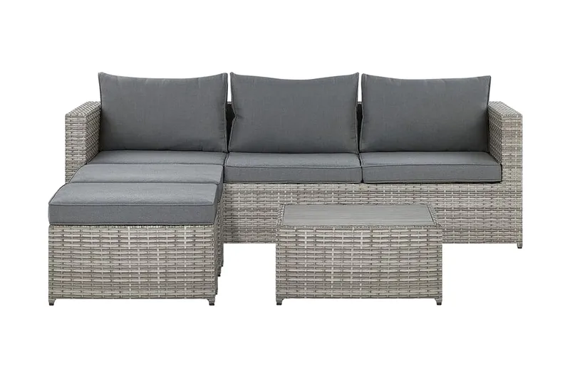 Oleskeluryhmä Rottinki Harmaa SABBIA, Harmaa