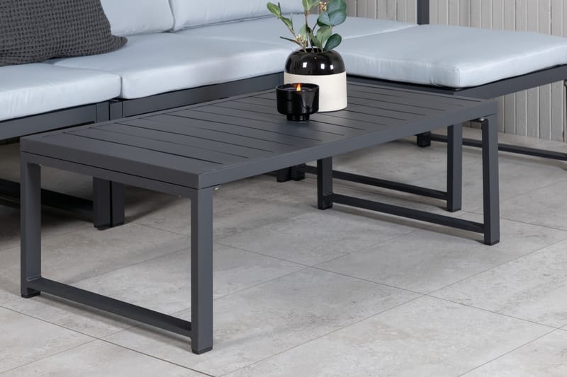 Oleskeluryhmä Salvador - Harmaa/Musta - Puutarhakalusteet - Terassiryhmät - Oleskeluryhmät