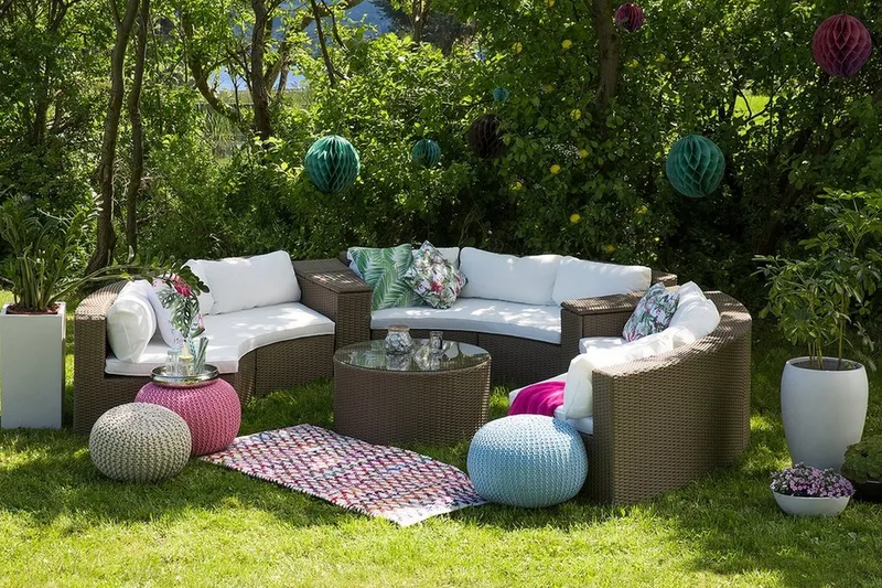 Oleskeluryhmä Severo 102 cm - Ruskea - Puutarhakalusteet - Terassiryhmät - Oleskeluryhmät