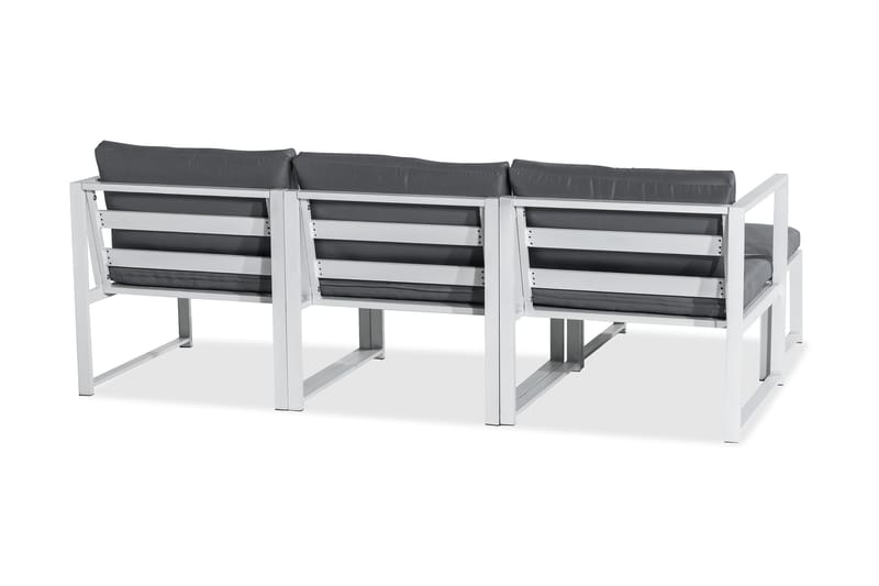 Oleskeluryhmä Tunis - Valkoinen - Puutarhakalusteet - Terassiryhmät - Oleskeluryhmät