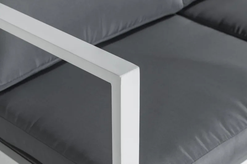 Oleskeluryhmä Tunis - Valkoinen - Puutarhakalusteet - Terassiryhmät - Oleskeluryhmät