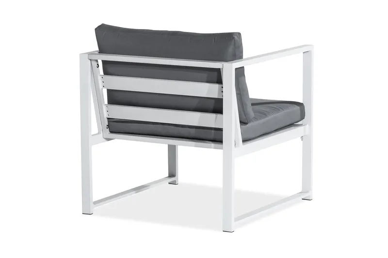 Oleskeluryhmä Tunis - Valkoinen - Puutarhakalusteet - Terassiryhmät - Oleskeluryhmät