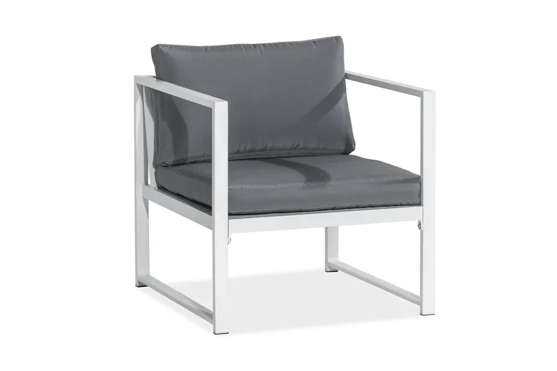 Oleskeluryhmä Tunis - Valkoinen - Puutarhakalusteet - Terassiryhmät - Oleskeluryhmät