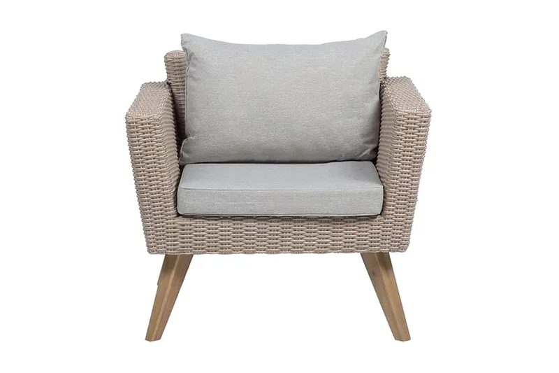 Oleskeluryhmä Vittoria xl 120 cm - Puu/Luonnonväri - Puutarhakalusteet - Terassiryhmät - Oleskeluryhmät