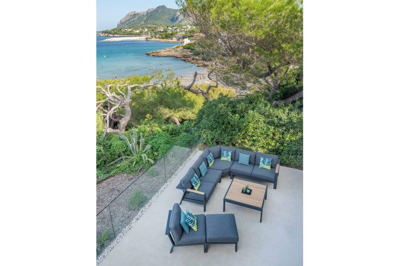 Oleskeluryhmä Palau 5:n ist - Puu / Harmaa - Puutarhakalusteet - Terassiryhmät - Oleskeluryhmät