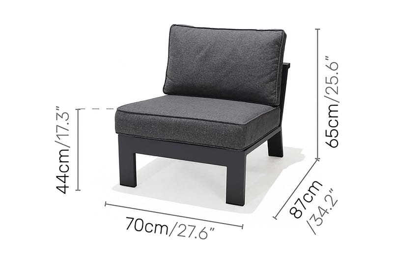 Oleskeluryhmä Palau 6:n ist - Puu / Harmaa - Puutarhakalusteet - Terassiryhmät - Oleskeluryhmät