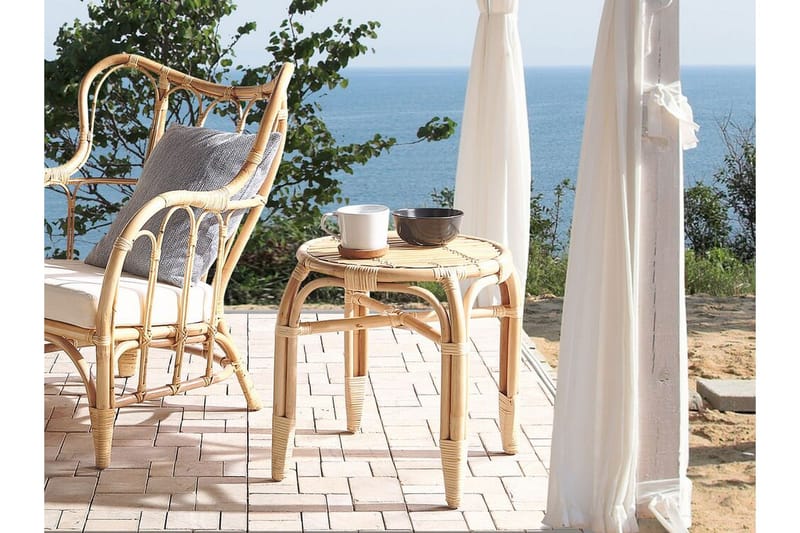 Oleskeluryhmä Pedagne 4:n ist - Rottinki/Beige - Puutarhakalusteet - Terassiryhmät - Oleskeluryhmät