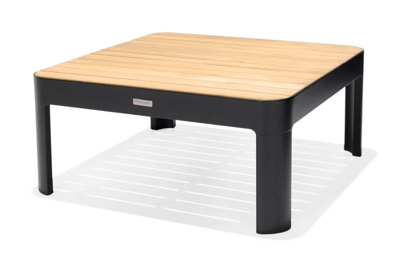 Oleskeluryhmä Portals 4: n ist - Musta / Tiikki - Puutarhakalusteet - Terassiryhmät - Oleskeluryhmät