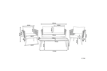 Oleskeluryhmä Preveza 120 cm - Puutarhakalusteet - Terassiryhmät - Oleskeluryhmät