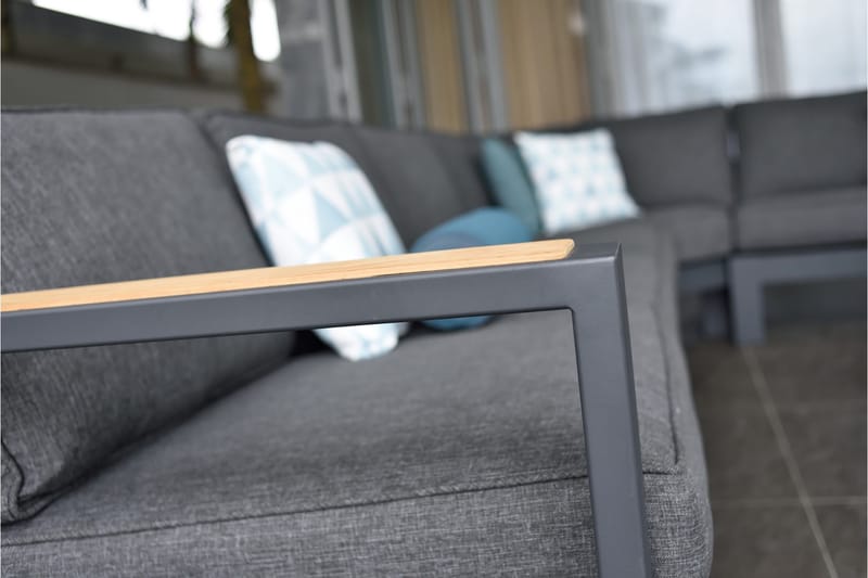 Oleskeluryhmä Palau 6:n ist - Puu / Harmaa - Puutarhakalusteet - Terassiryhmät - Oleskeluryhmät