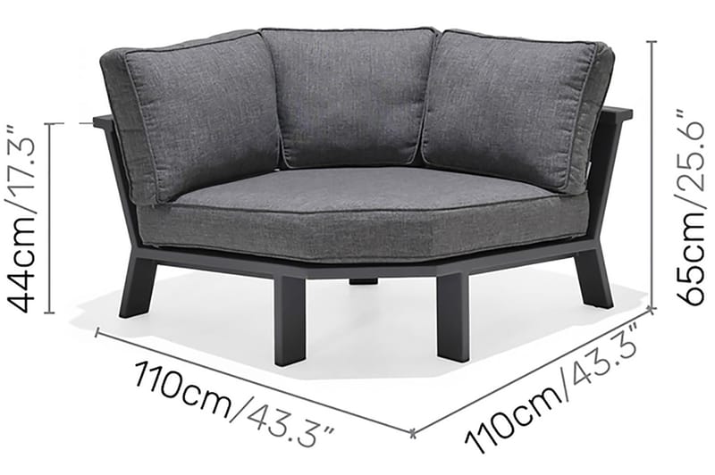 Oleskeluryhmä Palau 5:n ist - Puu / Harmaa - Puutarhakalusteet - Terassiryhmät - Oleskeluryhmät