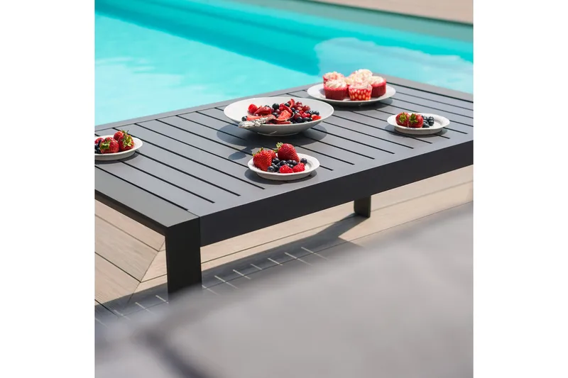 Puutarharyhmä Tomson Tummanharmaa - Puutarhakalusteet - Terassiryhmät - Oleskeluryhmät