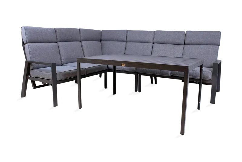 Puutarhasetti Casten Tummanharmaa, undefined