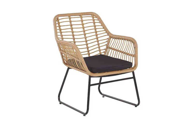 Terassisryhmä Eulace - Puu/Luonnonväri - Puutarhakalusteet - Terassiryhmät - Oleskeluryhmät