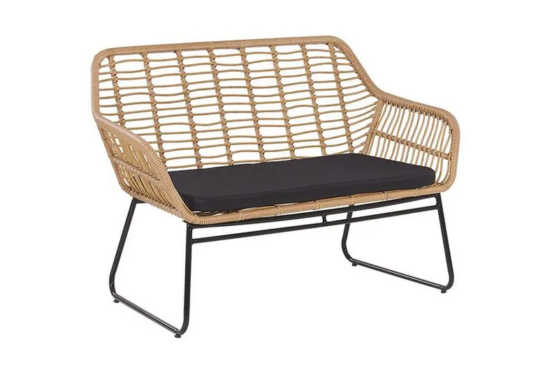 Terassisryhmä Eulace - Puu/Luonnonväri - Puutarhakalusteet - Terassiryhmät - Oleskeluryhmät