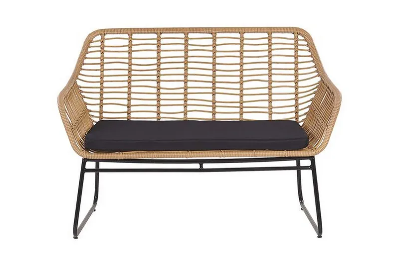 Terassisryhmä Eulace - Puu/Luonnonväri - Puutarhakalusteet - Terassiryhmät - Oleskeluryhmät