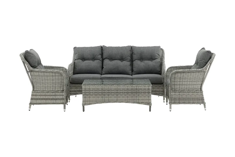 Vikelund-oleskeluryhmä ulkokäyttöön, Harmaa