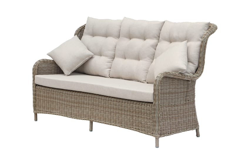 Orleans Recliner Lounge - Beige - Puutarhakalusteet - Terassiryhmät - Sohvaryhmät ulos
